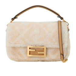 Mini Baguette, Shearling, Cream, 8BS017-A8HP-219, DB/B, 3*